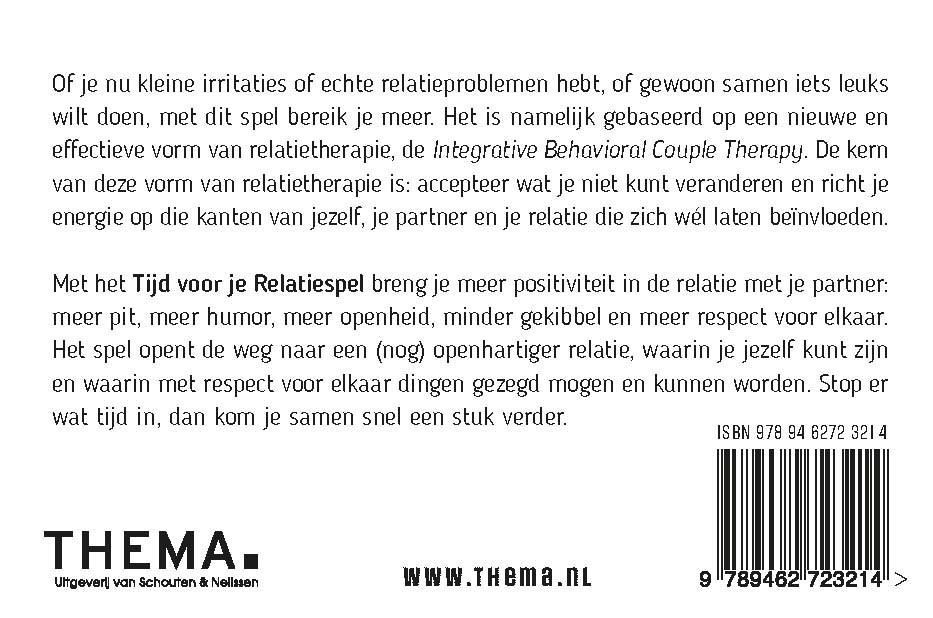 Tijd voor je relatiespel