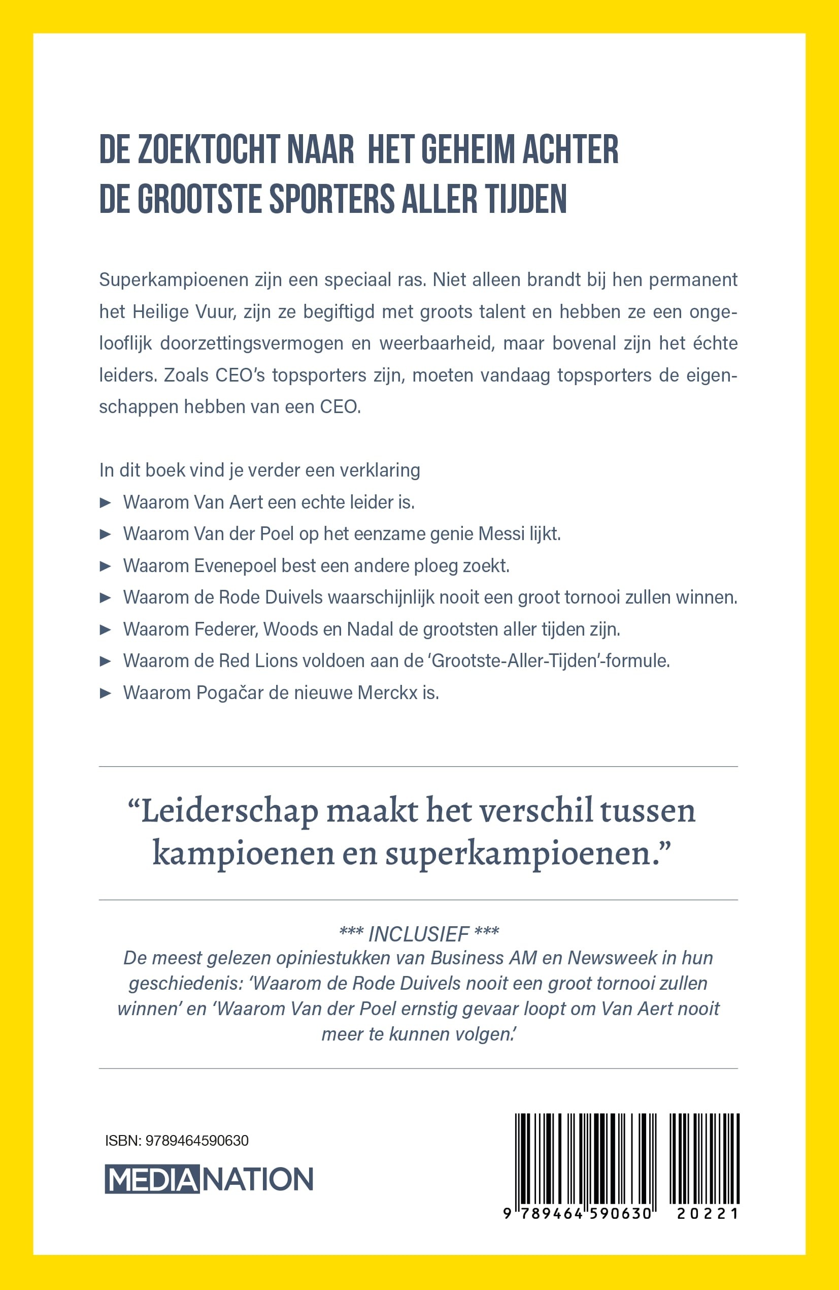 Topsporters zijn CEO's