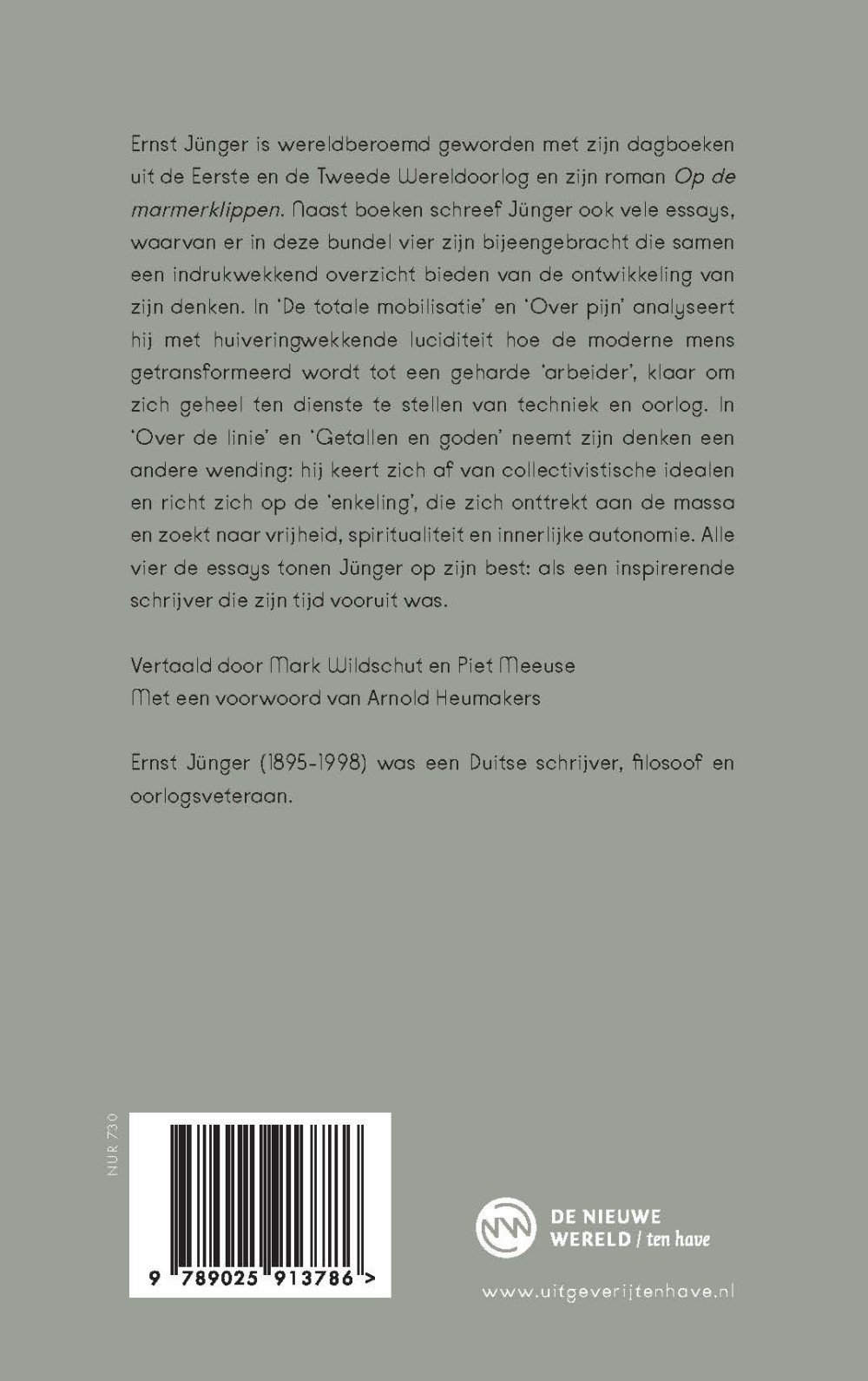 Totale mobilisatie en andere essays