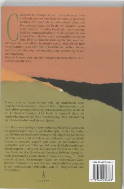 Tussen geven en nemen