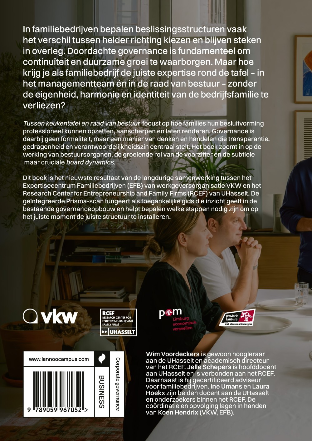 Tussen keukentafel en raad van bestuur