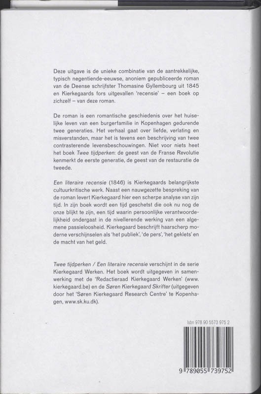 Twee tijdperken / Een literaire recensie