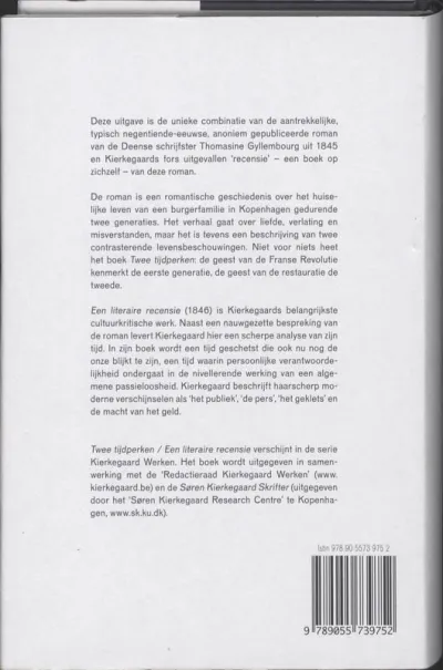 Twee tijdperken / Een literaire recensie