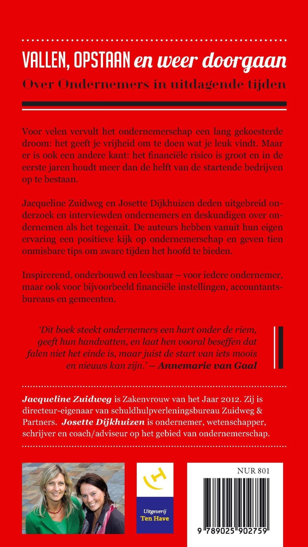 Vallen, opstaan en weer doorgaan
