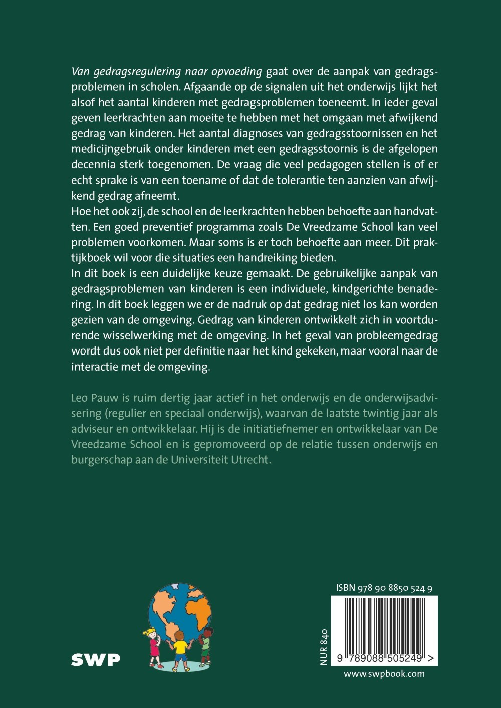Van gedragsregulering naar opvoeding