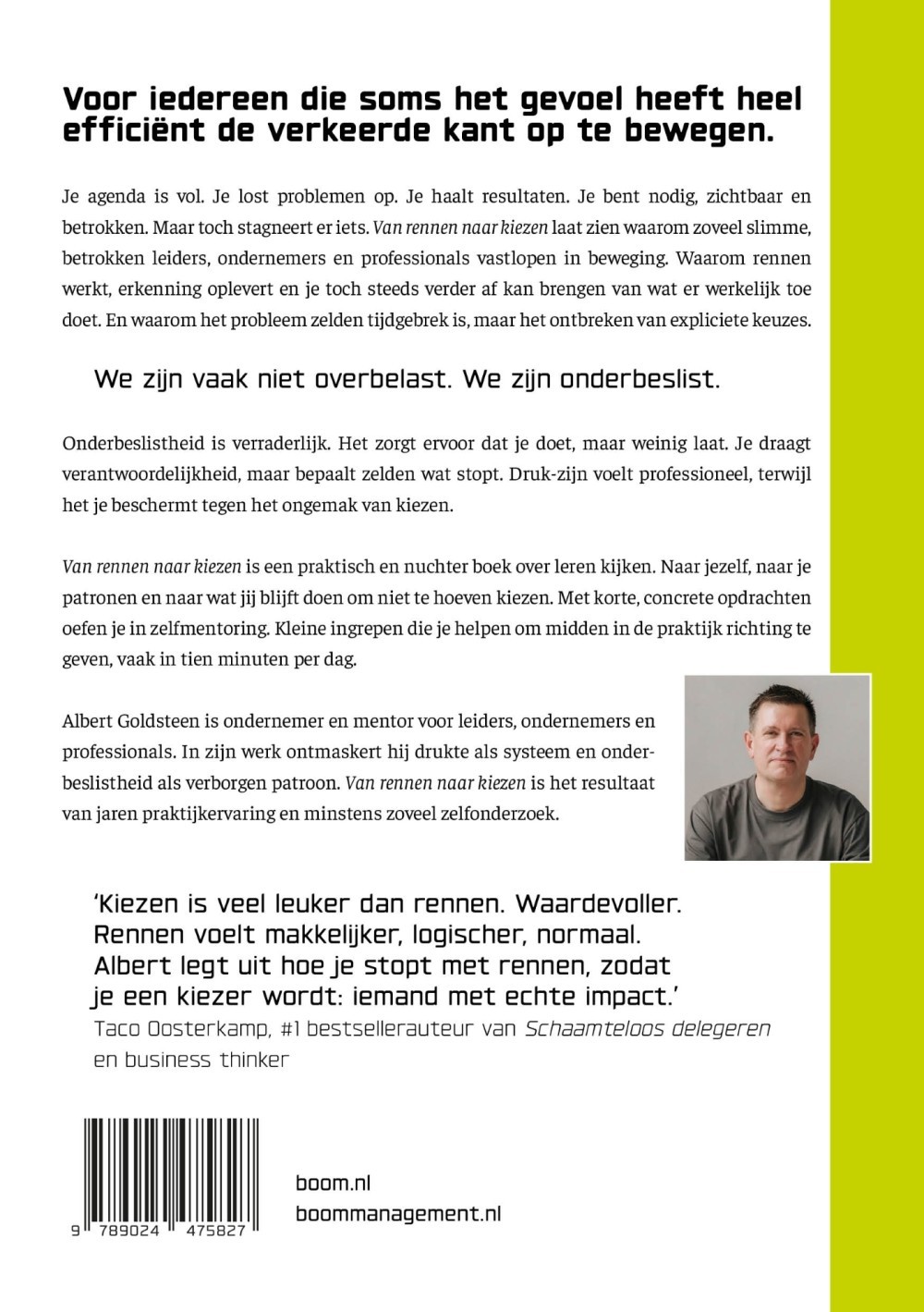 Van rennen naar kiezen