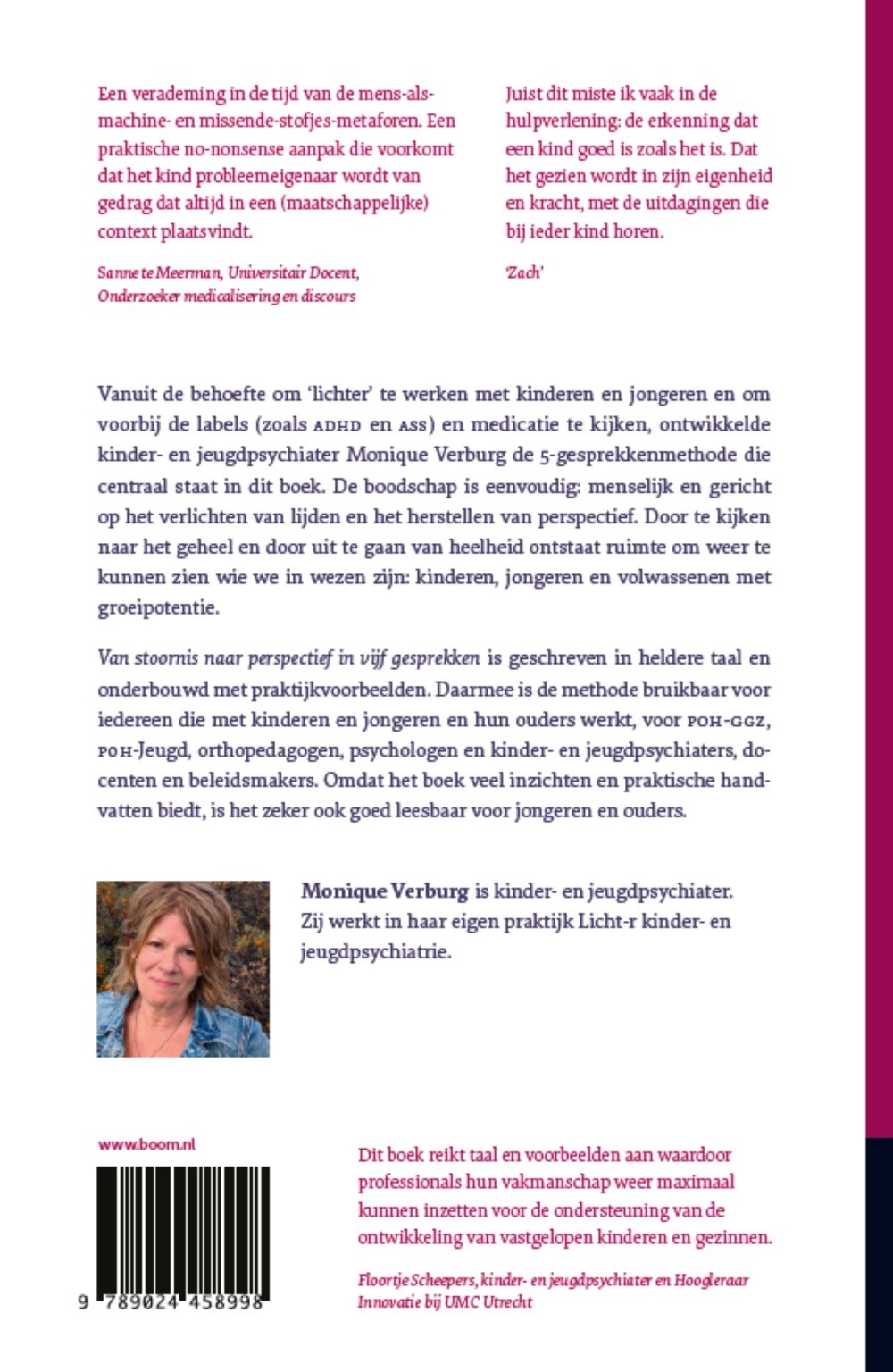 Van stoornis naar perspectief in vijf gesprekken