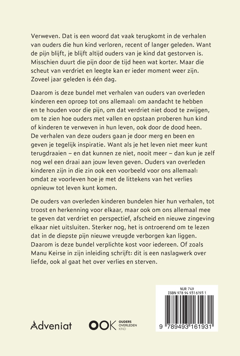 Verdriet in de ogen kijken
