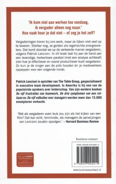 Vergaderen is dodelijk
