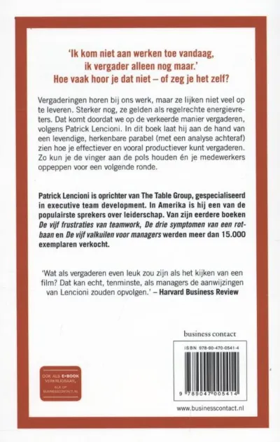 Vergaderen is dodelijk