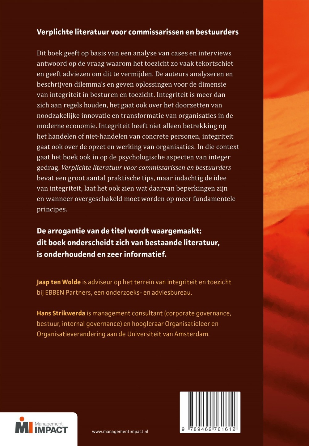 Verplichte literatuur voor commissarissen en bestuurders