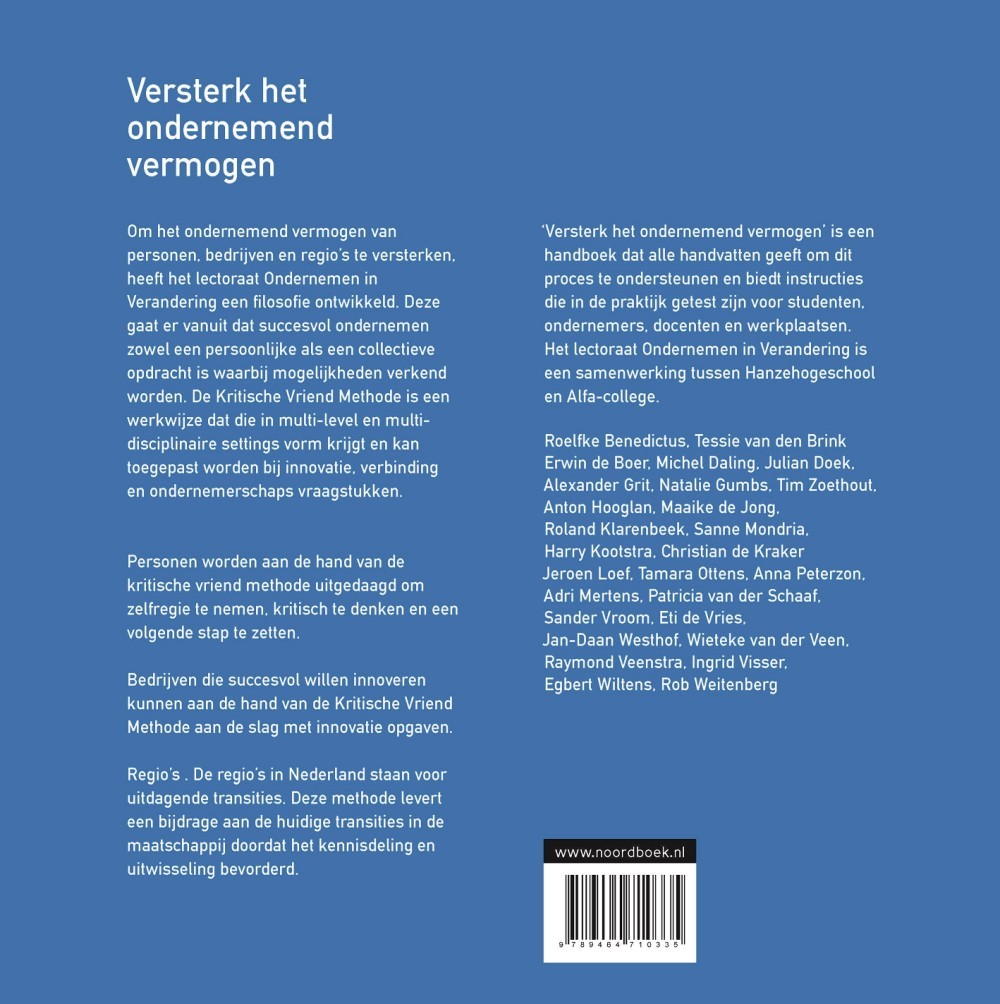 Versterk het ondernemend vermogen