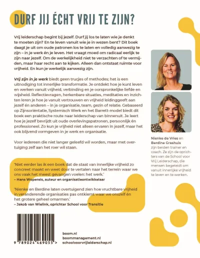Vrij zijn in je werk