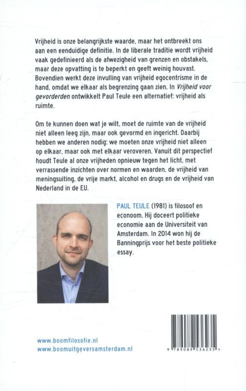 Vrijheid voor gevorderden