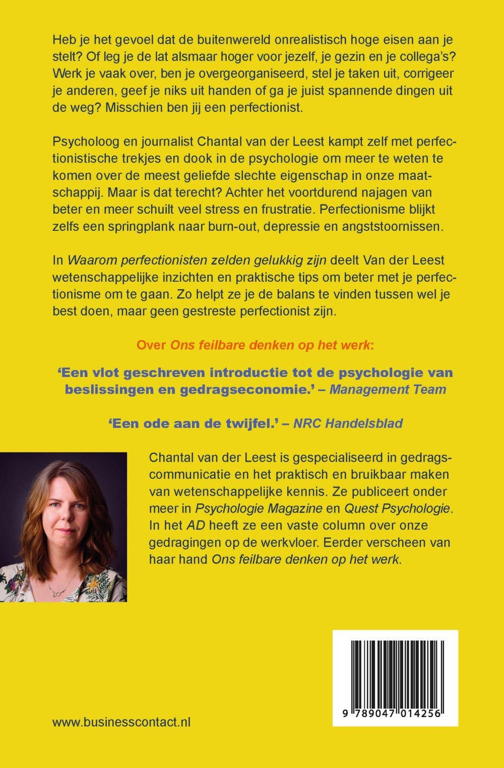 Waarom perfectionisten zelden gelukkig zijn