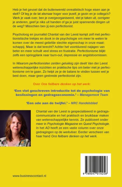 Waarom perfectionisten zelden gelukkig zijn