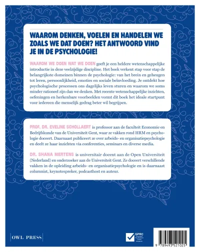 Waarom we doen wat we doen