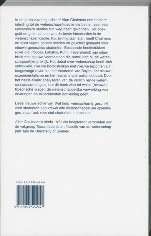 Wat heet wetenschap?