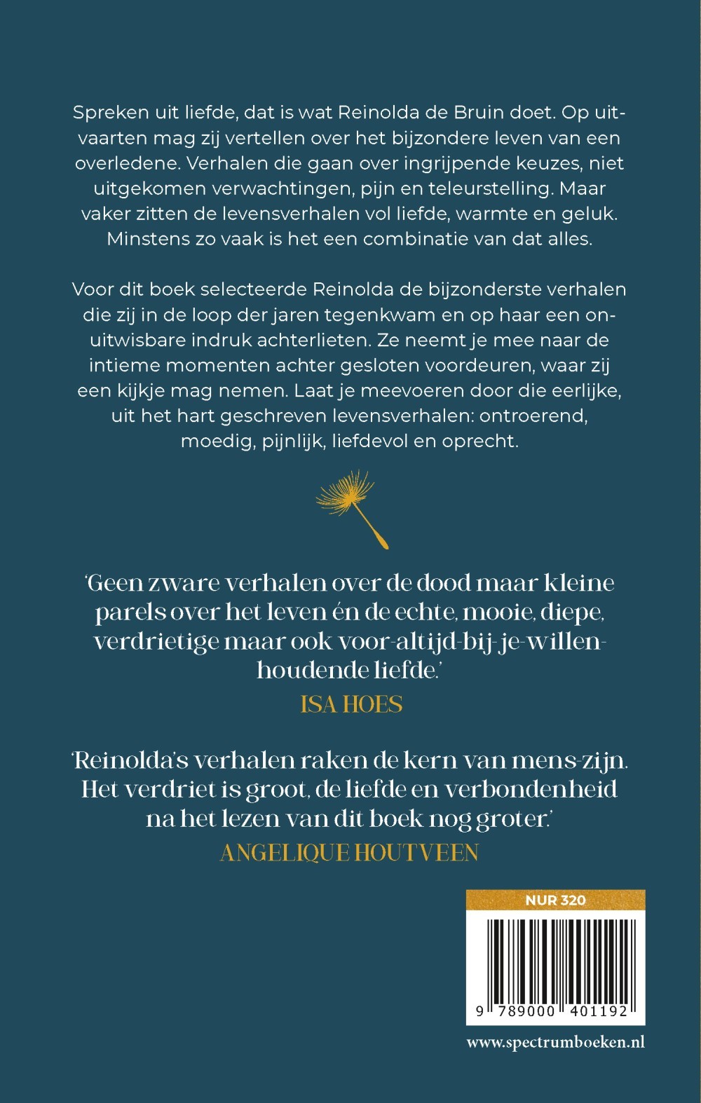 Wat ik hoorde toen jij er niet meer was