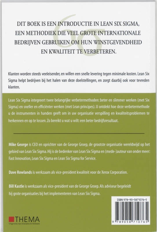 Wat is Lean Six Sigma?