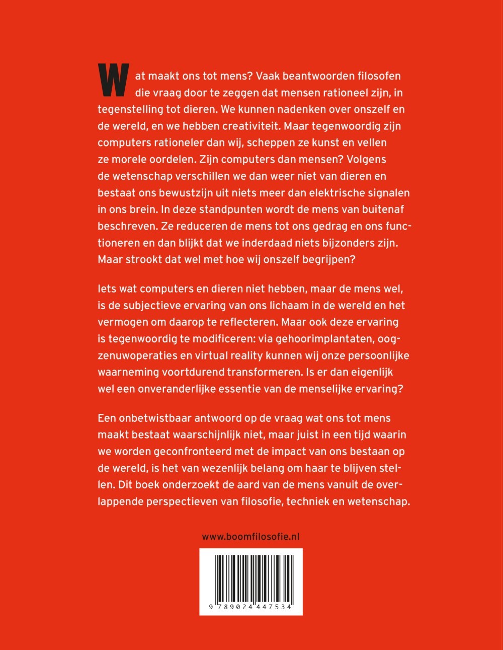 Wat maakt de mens?