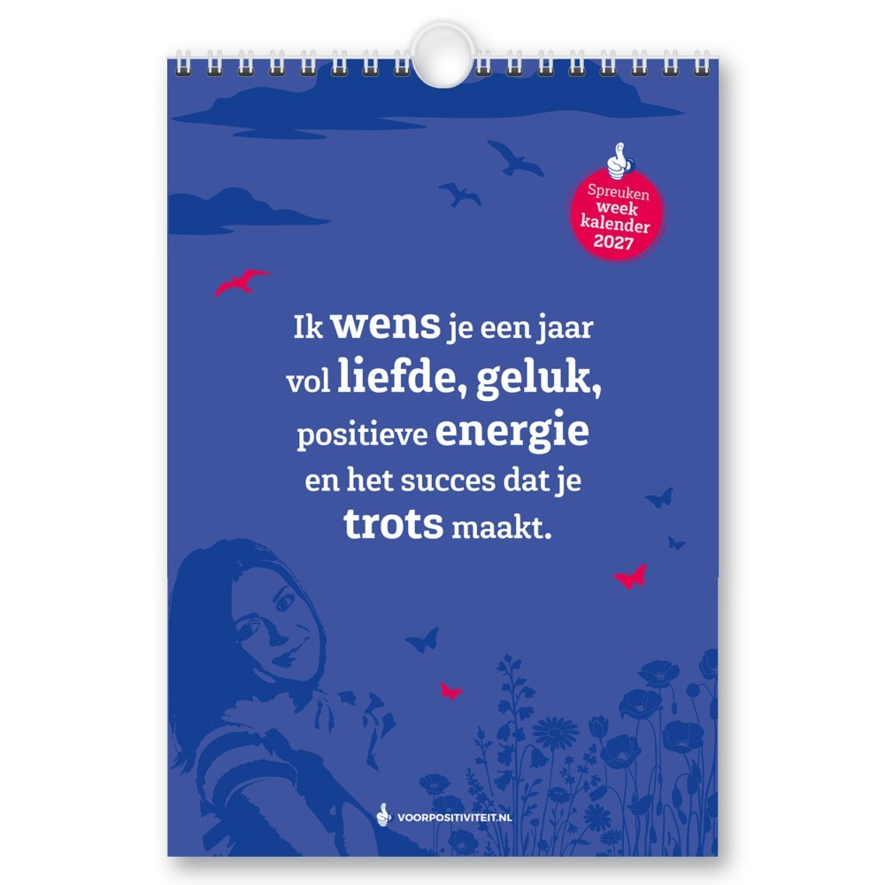 Weekkalender positieve spreuken 2027