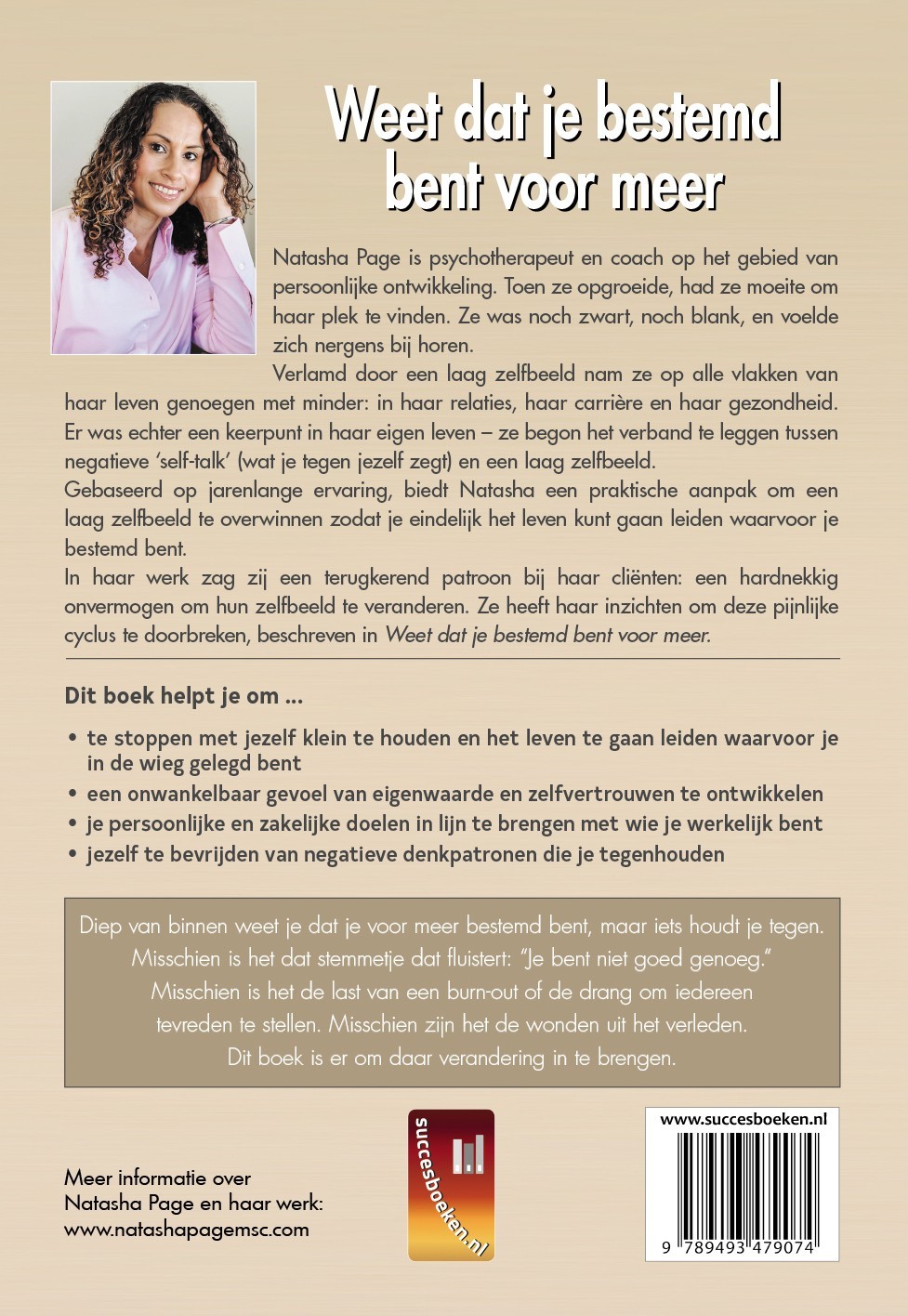Weet dat je bestemd bent voor meer
