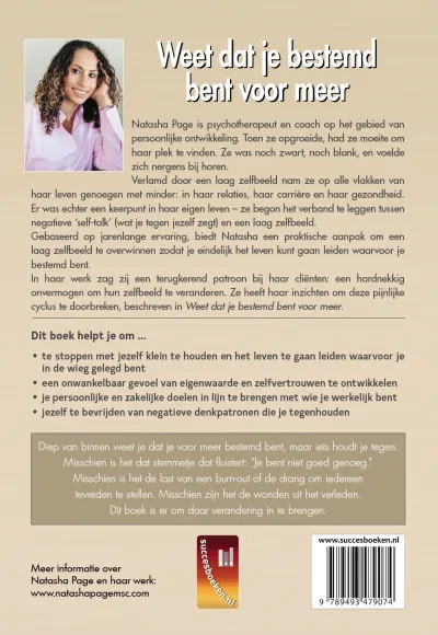 Weet dat je bestemd bent voor meer