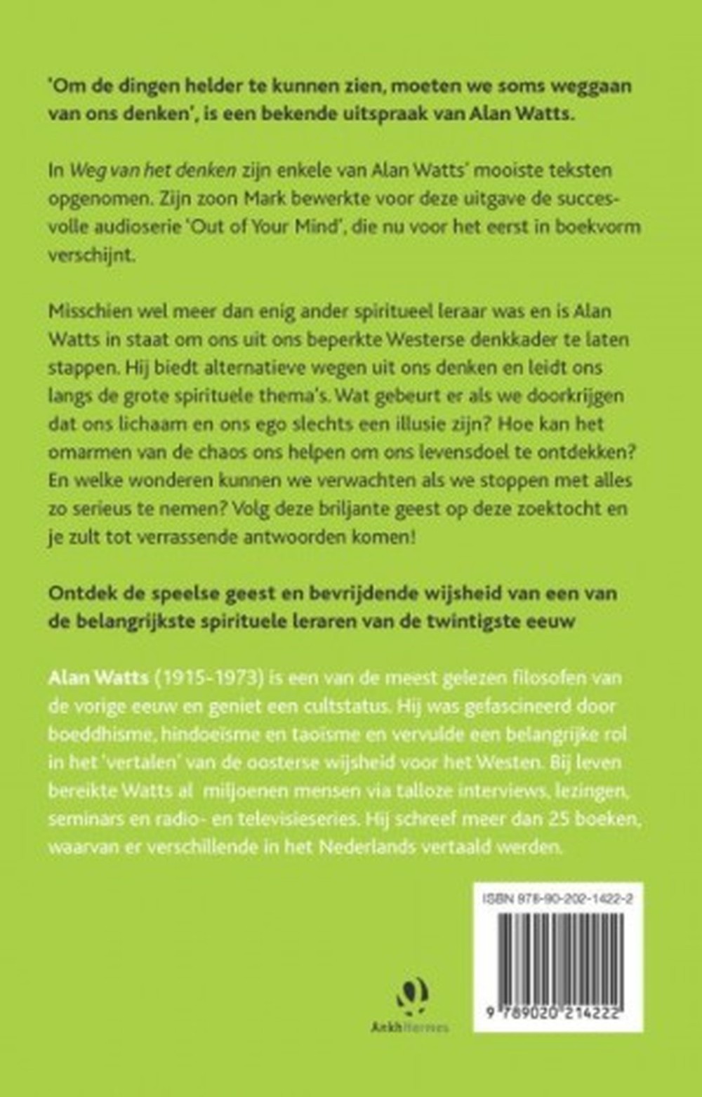 Weg van het denken