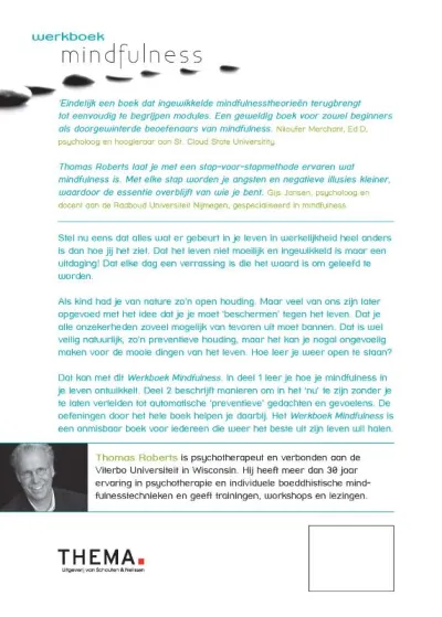 Werkboek mindfulness