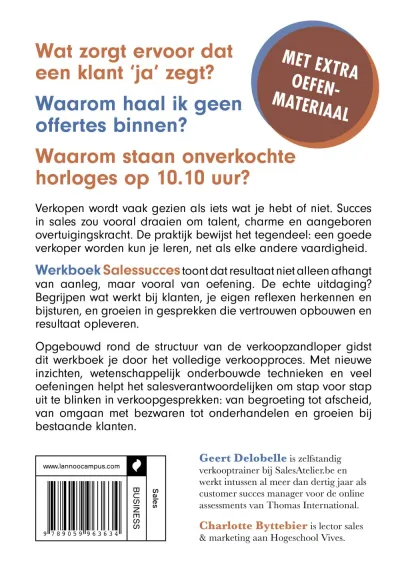 Werkboek Salessucces