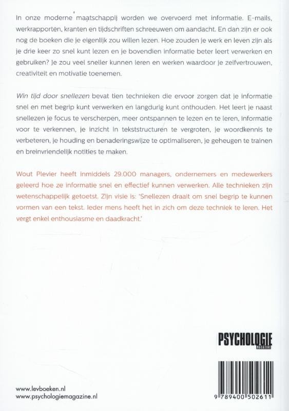 Win tijd door snellezen