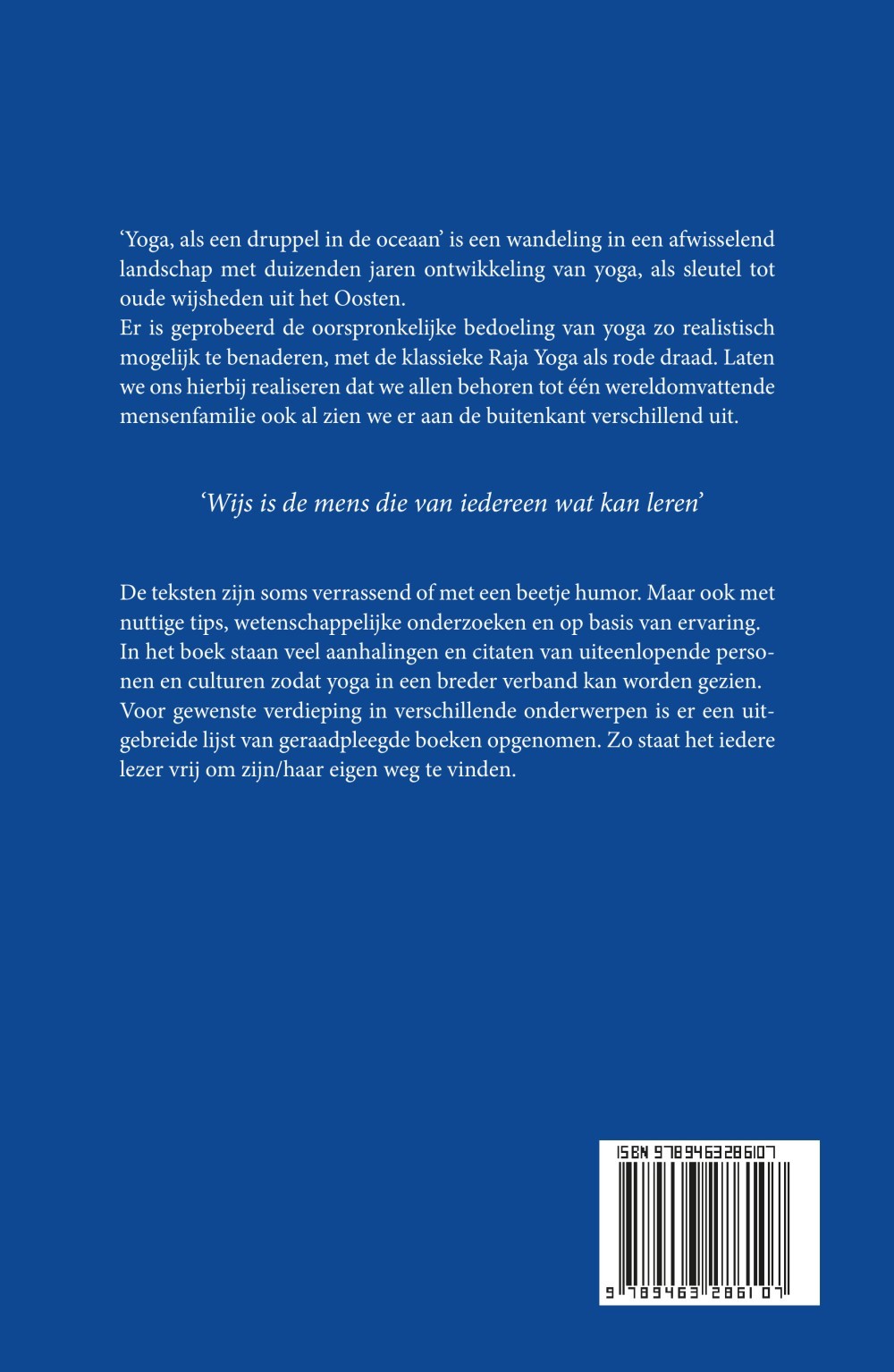Yoga, als een druppel in de oceaan