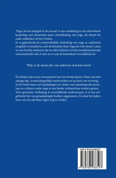 Yoga, als een druppel in de oceaan