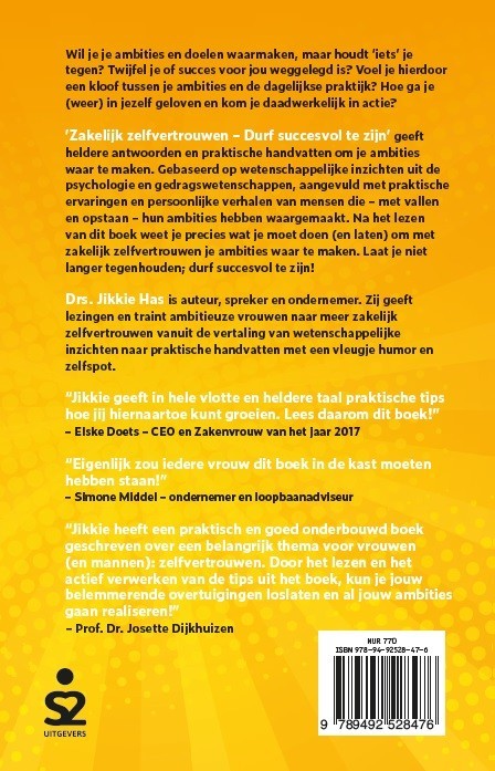 Zakelijk zelfvertrouwen