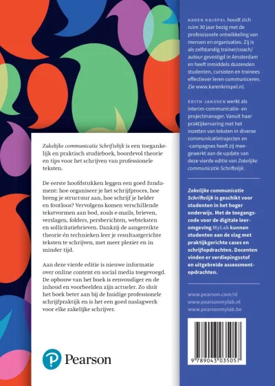 Zakelijke communicatie - Schriftelijk, 4e editie met MyLab NL toegangscode