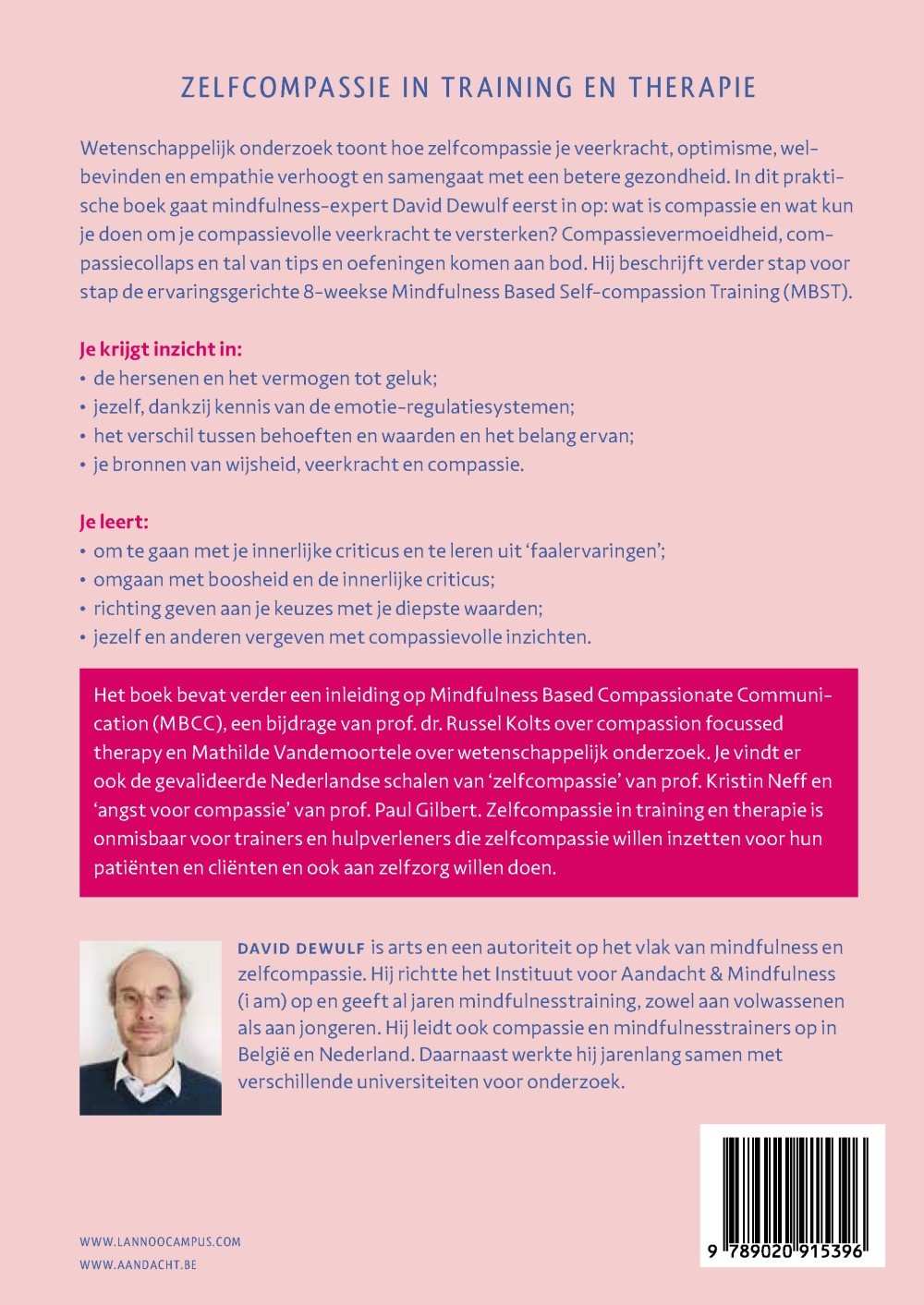 Zelfcompassie in training en therapie