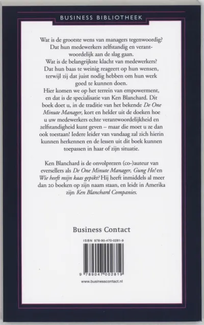 Zelfleiderschap en de One-Minute Manager