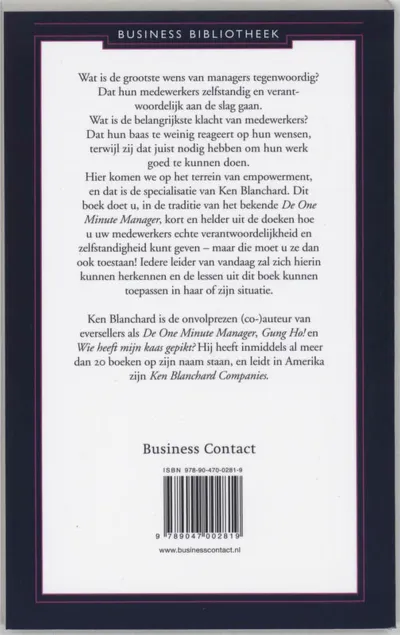 Zelfleiderschap en de one minute manager