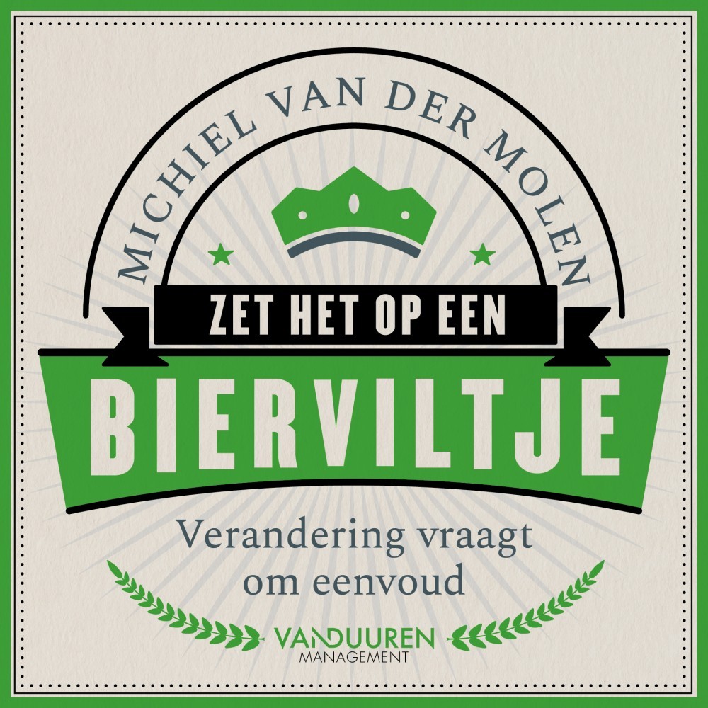 Zet het op een bierviltje