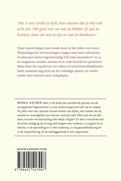 Zie de mens