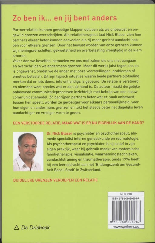 Zo ben ik... en jij bent anders