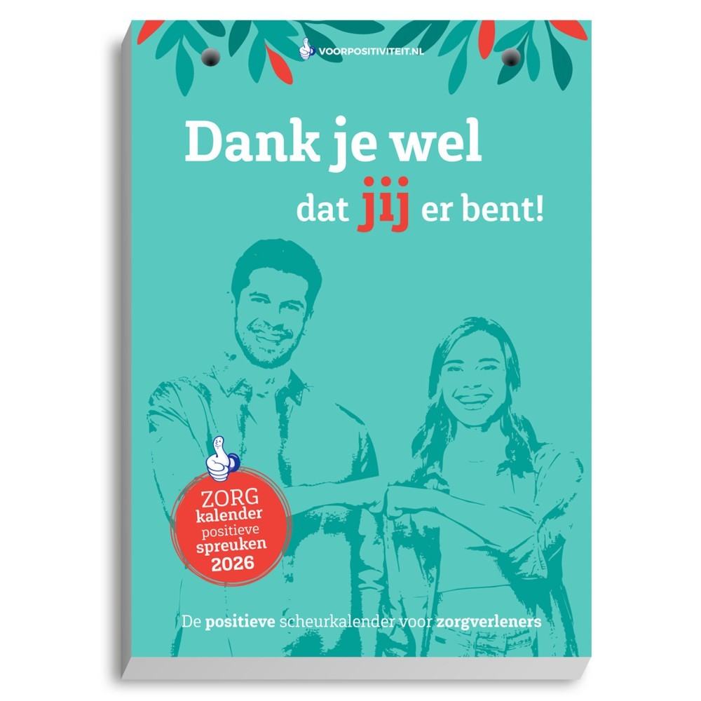 Zorgkalender positieve spreuken 2026